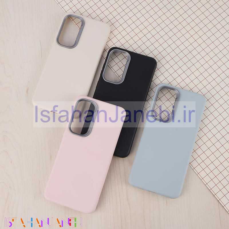 اصفهان جانبی-قاب چرمی ژله ای Leather سامسونگ Galaxy S24 FE