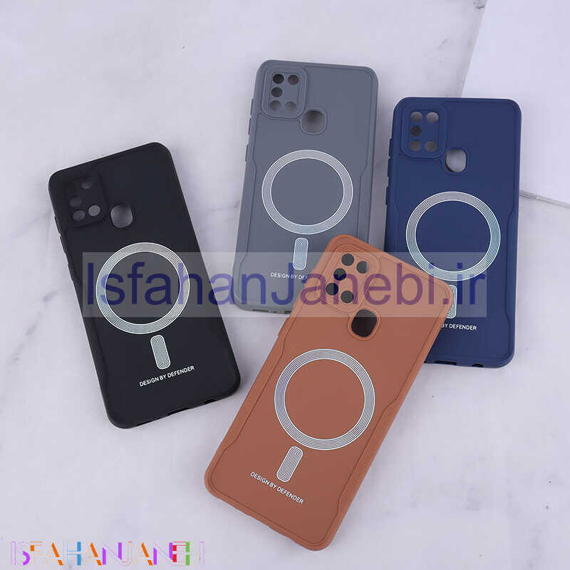 اصفهان جانبی-قاب ژله ای Design By Defender سامسونگ Galaxy A21s طرح مگ سیف محافظ لنزدار