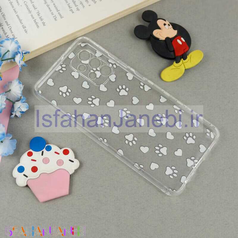 اصفهان جانبی-قاب ژله ای شفاف طرحدار ردپا Samsung Galaxy A32 4G