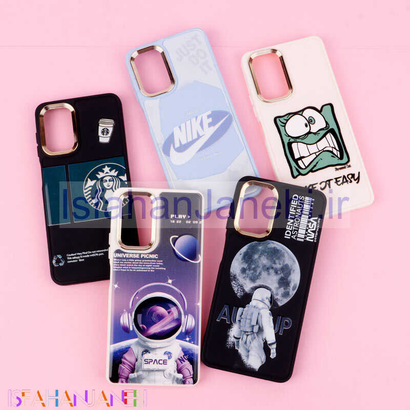 اصفهان جانبی-قاب طرحدار دور لنز فلزی Samsung Galaxy A13 4G