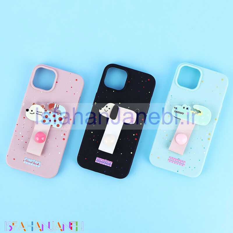 اصفهان جانبی-قاب ژله ای آیفون iPhone 13 / 14 هولدردار فانتزی