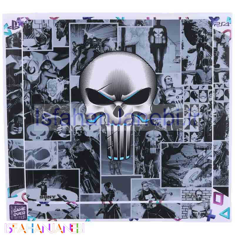 اصفهان جانبی-اسکین پلی استیشن 4 اسلیم طرح The Punisher