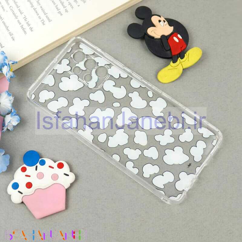 اصفهان جانبی-قاب ژله ای شفاف طرحدار پلنگی Samsung Galaxy A32 4G