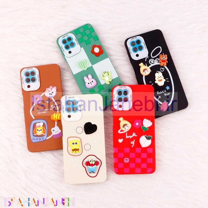 اصفهان جانبی-قاب عروسکی برجسته Pro Camera محافظ لنزدار Samsung Galaxy A12