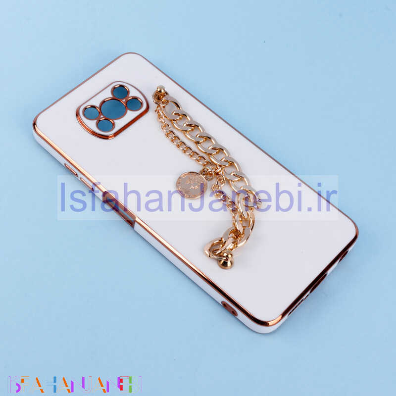 اصفهان جانبی-قاب My Case محافظ لنزدار + آویز دستی کارتیر Xiaomi Poco X3