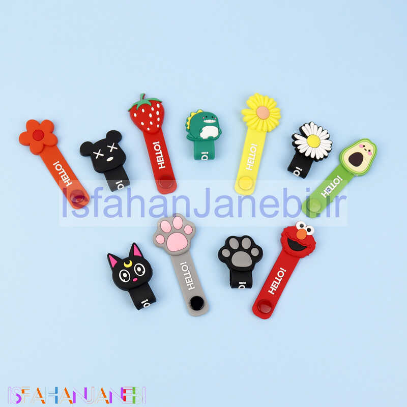 اصفهان جانبی-جمع کننده کابل موبایل سیلیکونی عروسکی