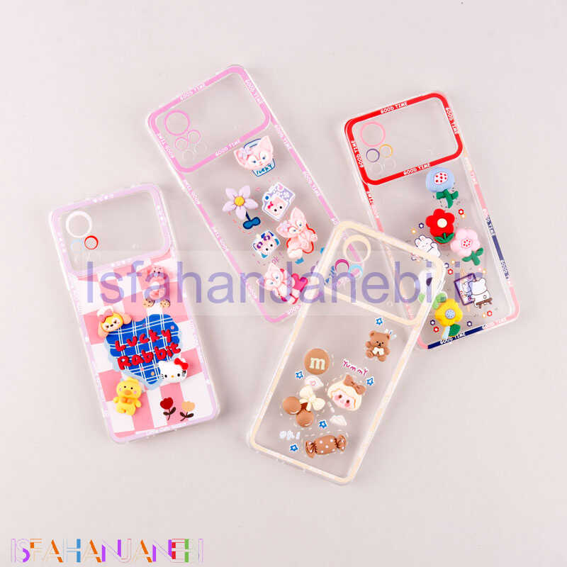 اصفهان جانبی-قاب عروسکی برجسته Good Time محافظ لنزدار Xiaomi Poco X4 Pro 5G