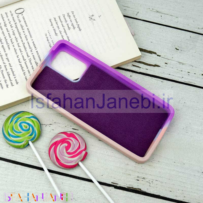 اصفهان جانبی-قاب سیلیکونی رنگین کمانی طرح بافت Xiaomi Poco X3 GT