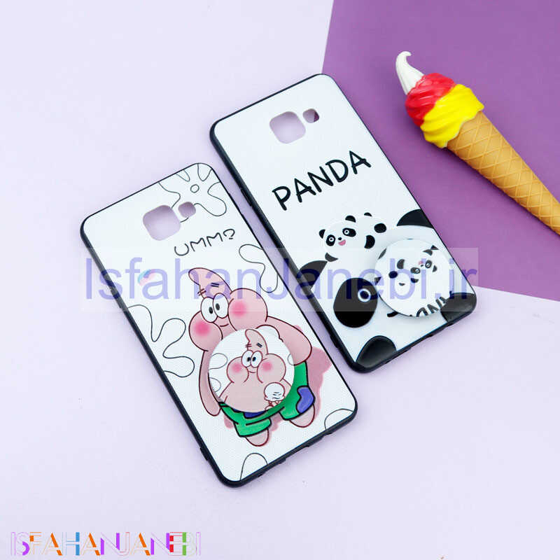 اصفهان جانبی-قاب فانتزی طرحدار دخترانه محافظ لنزدار + پاپ سوکت Samsung Galaxy A7 2016 سری R