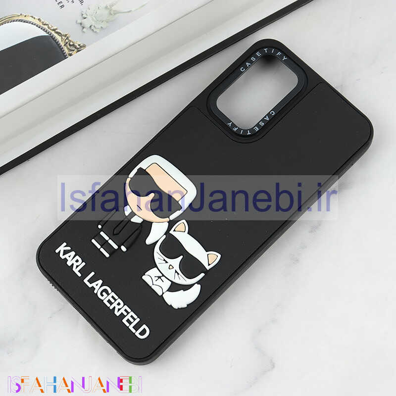 اصفهان جانبی-قاب Casetify سامسونگ Galaxy A23 4G / A23 5G طرح Karl Lagerfeld برجسته