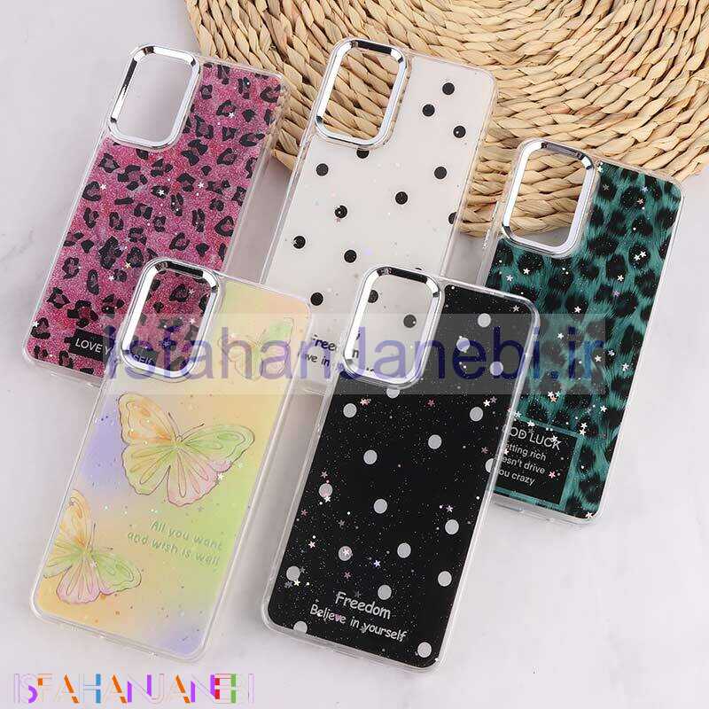 اصفهان جانبی-قاب رزینی شیائومی Poco M3 طرح دار دور محافظ متال