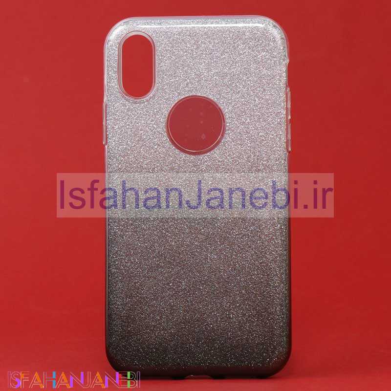 اصفهان جانبی-قاب اکلیلی iPhone X سفید مشکی