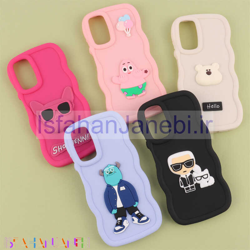 اصفهان جانبی-قاب موج دار شیائومی Redmi Note 11 / 11S 4G عروسک برجسته