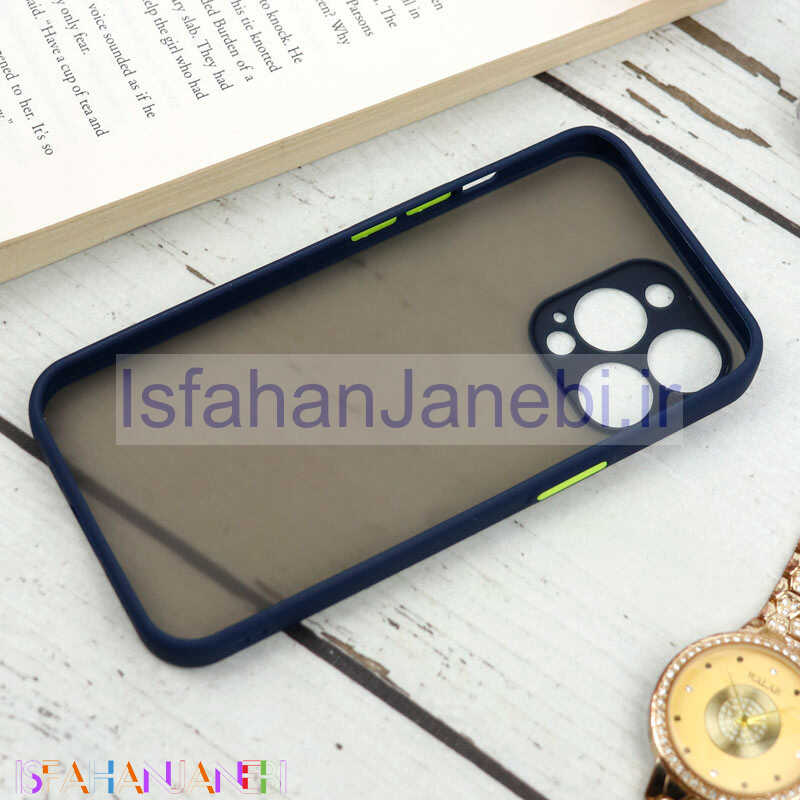 اصفهان جانبی-قاب PC مات محافظ لنز دار آیفون iPhone 13 Pro