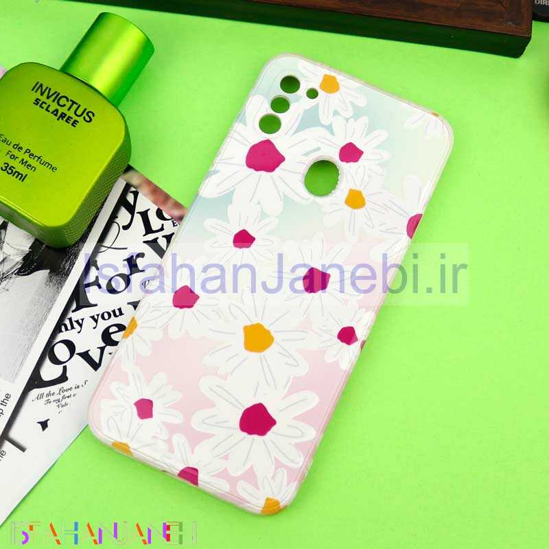 اصفهان جانبی-قاب سیلیکونی محافظ لنزدار طرح گل Samsung Galaxy A11