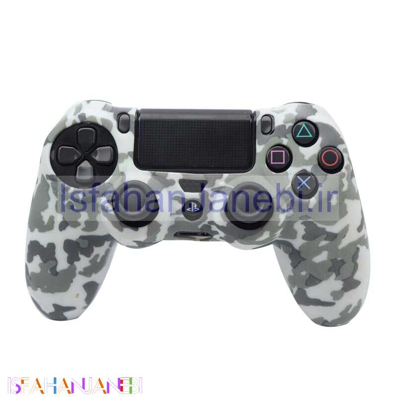 اصفهان جانبی-روکش دسته بازی PS4 طرح چریکی سفید خاکستری