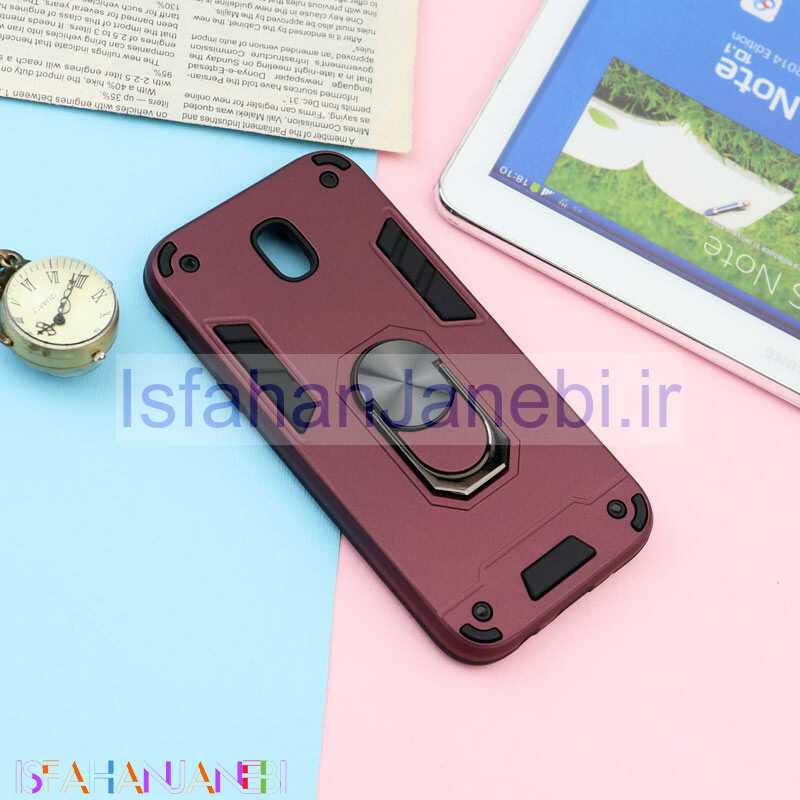اصفهان جانبی-قاب ضد ضربه محافظ لنز دار هولدر دار بتمن Samsung Galaxy J5 Pro سری A