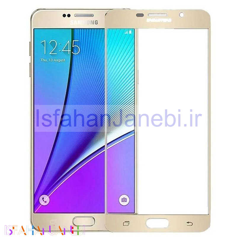 اصفهان جانبی-گلس تمام چسب Samsung A5 2016 طلایی