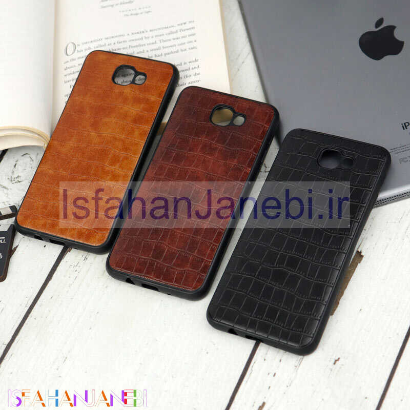 اصفهان جانبی-قاب چرمی کروکودیل Samsung Galaxy J5 Prime