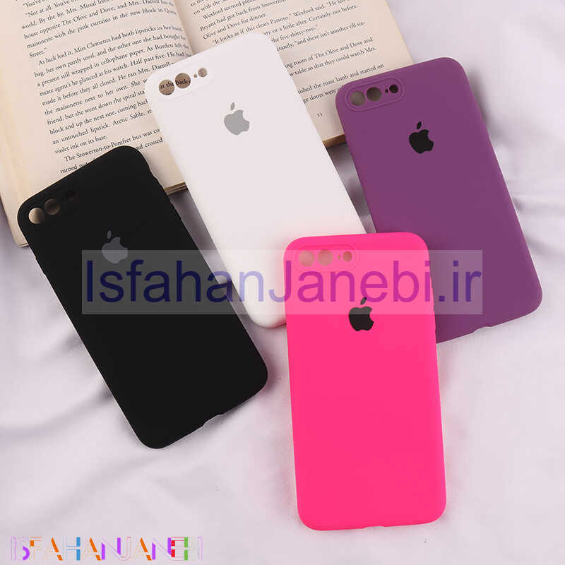 اصفهان جانبی-قاب سیلیکونی اصلی زیربسته آیفون iPhone 7 Plus / 8 Plus محافظ لنزدار
