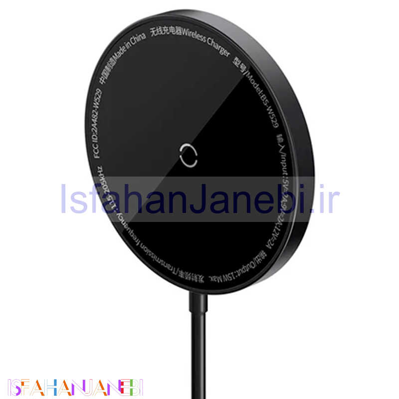 اصفهان جانبی-شارژر بی سیم فست شارژ Baseus Simple Mini3 CCJJ04000 15W