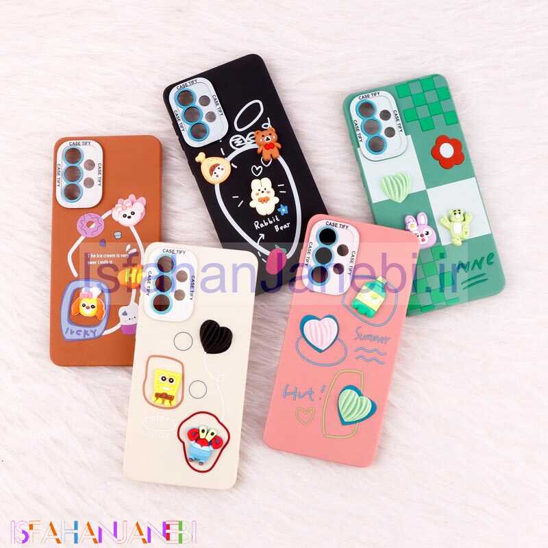 اصفهان جانبی-قاب عروسکی برجسته Pro Camera محافظ لنزدار Samsung Galaxy A73