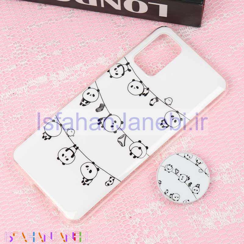 اصفهان جانبی-قاب سوپر IMD دور شفاف پاپ سوکت دار Samsung A02s / M02s پاندا