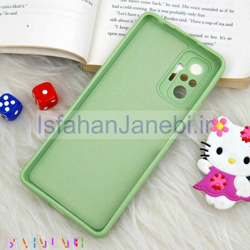 اصفهان جانبی-قاب سیلیکونی عروسکی محافظ لنزدار طرح کاکتوس Xiaomi Redmi Note 10 Pro