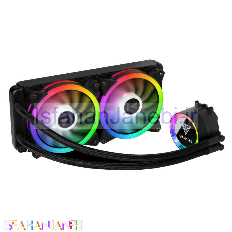 اصفهان جانبی-فن خنک کننده CPU گیم دیاس Gamdias Chione M2-240R ARGB