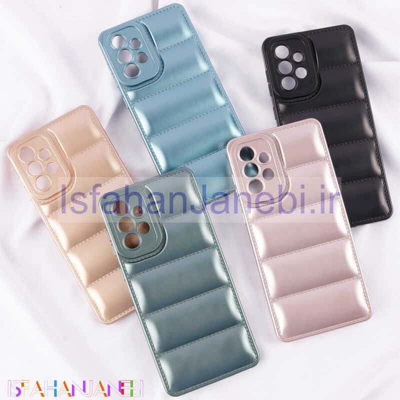 اصفهان جانبی-قاب پافر ژله ای براق محافظ لنزدار Samsung Galaxy A73