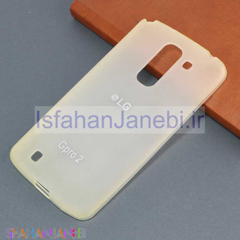 اصفهان جانبی-قاب ژله ای مات + برچسب محافظ LG G PRO 2