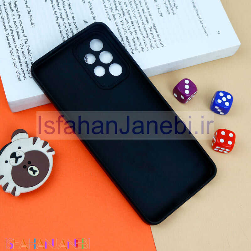 اصفهان جانبی-قاب سیلیکونی خرس TED محافظ لنزدار Samsung Galaxy A33 5G مشکی
