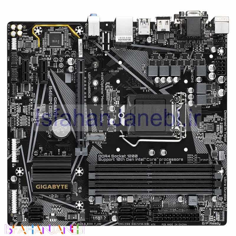 اصفهان جانبی-مادربرد گیگابایت B460M DS3H rev. 1.0 DDR4