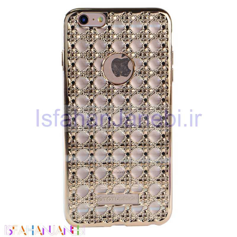 اصفهان جانبی-قاب ژله ای Totu 3D آیفون iPhone 6 Plus طلایی