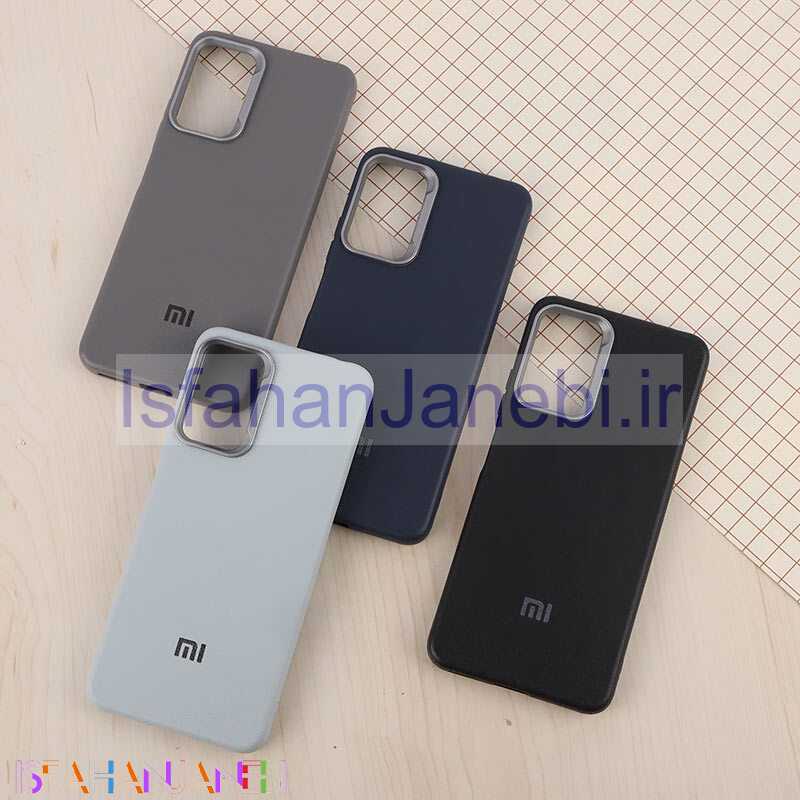 اصفهان جانبی-قاب چرمی ژله ای Leather شیائومی Redmi Note 12 Pro 4G لوگودار