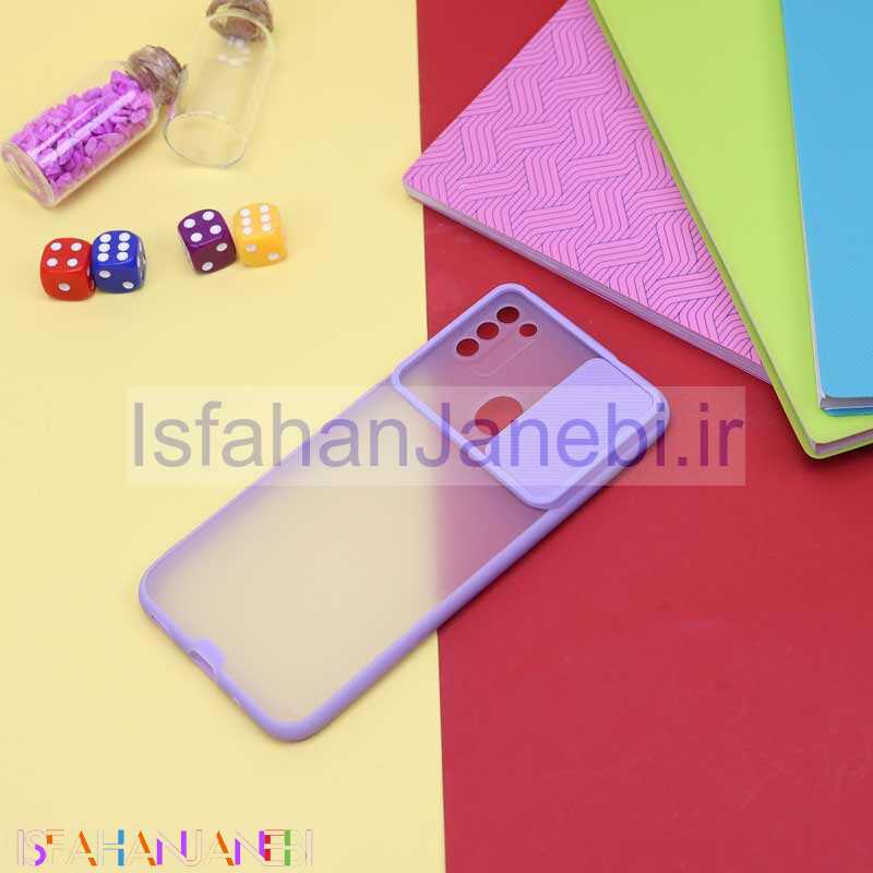 اصفهان جانبی-قاب PC مات محافظ لنز دار کشویی Samsung A11