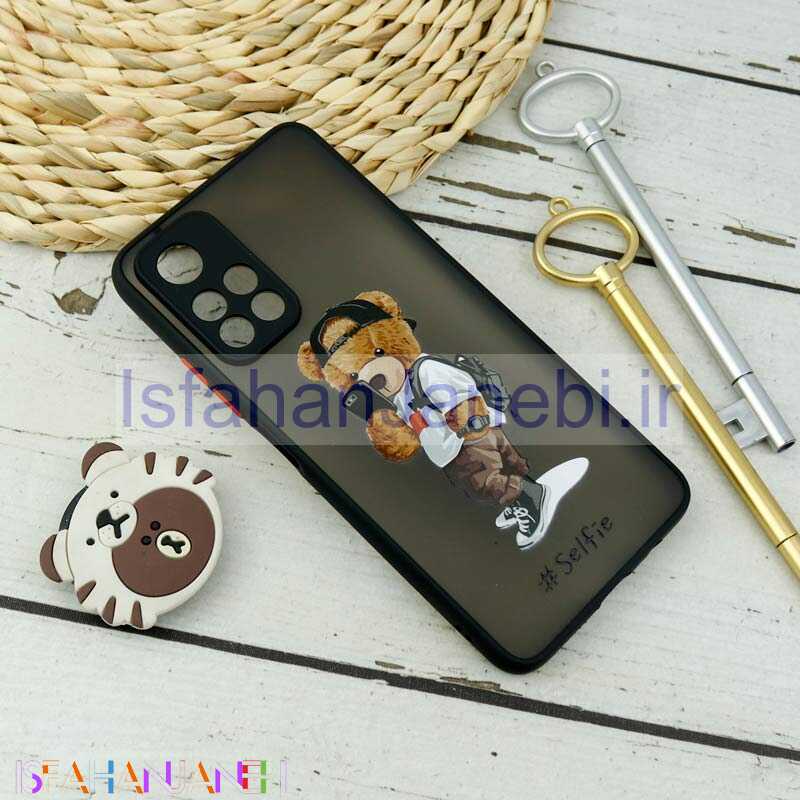 اصفهان جانبی-قاب PC مات محافظ لنزدار طرحدار Xiaomi Redmi Note 11 5G