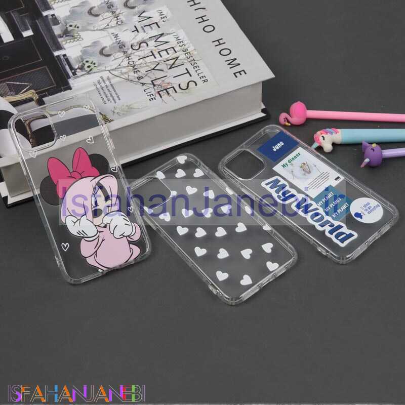 اصفهان جانبی-قاب ژله ای بی رنگ طرحدار آیفون iPhone 11 Pro Max