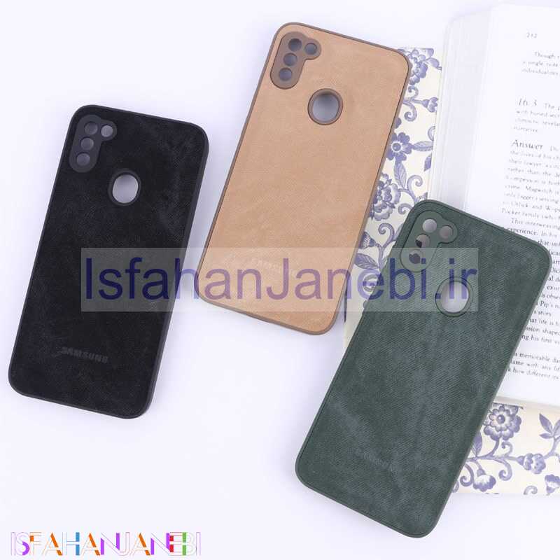 اصفهان جانبی-قاب PC سامسونگ Galaxy A11 / M11 طرح جین محافظ لنزدار