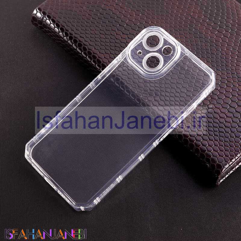 اصفهان جانبی-قاب ژله ای بی رنگ محافظ لنزدار iPhone 14