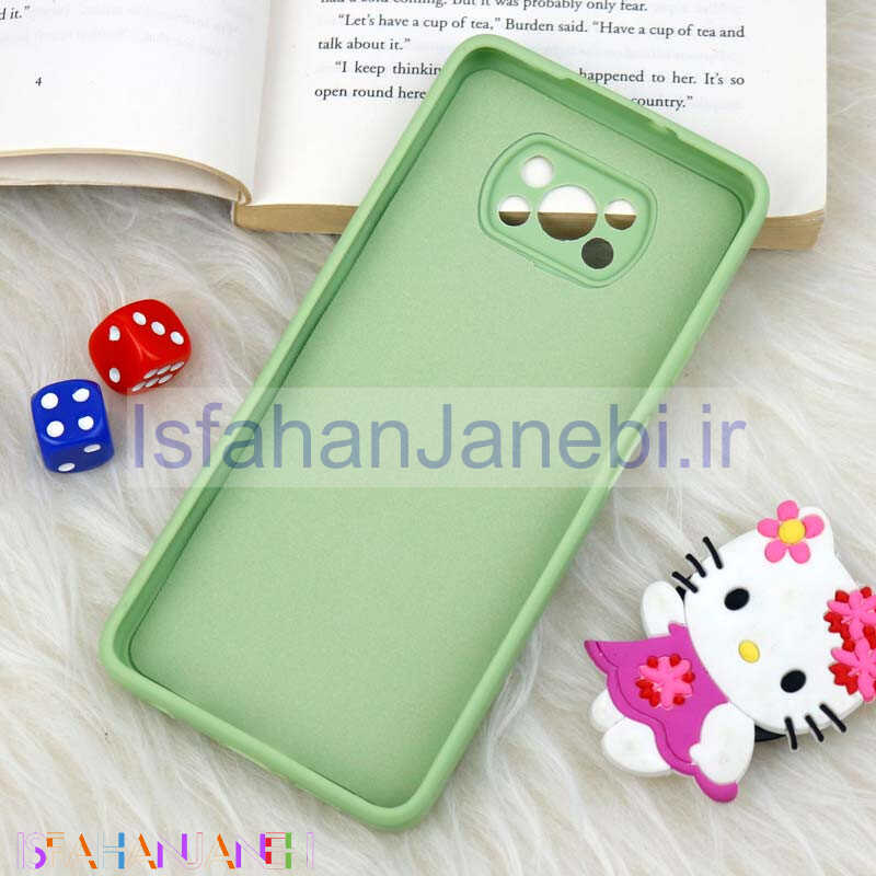 اصفهان جانبی-قاب سیلیکونی عروسکی محافظ لنزدار طرح دایناسور Xiaomi Poco X3