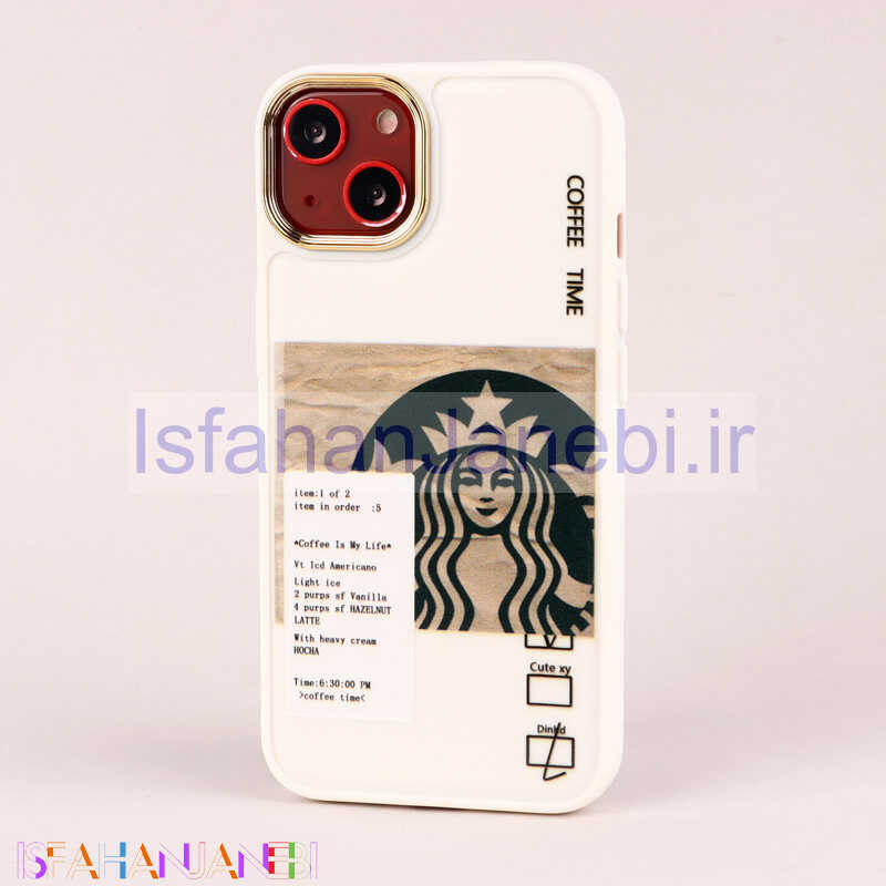 اصفهان جانبی-قاب طرحدار Starbucks دور لنز فلزی iPhone 13