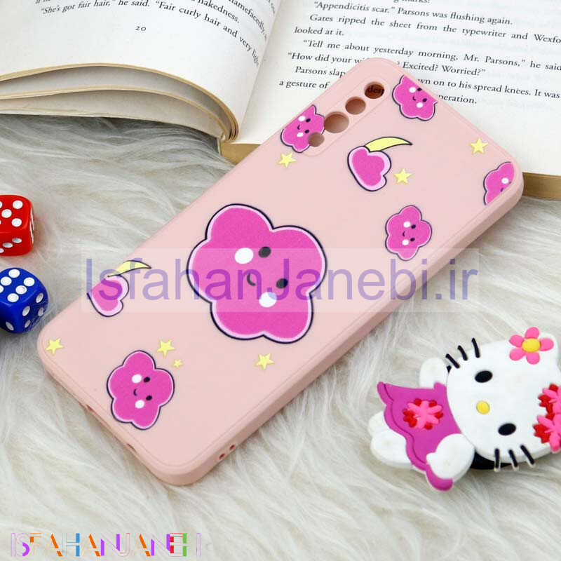 اصفهان جانبی-قاب سیلیکونی عروسکی محافظ لنزدار طرح ابر Samsung Galaxy A30s / A50s