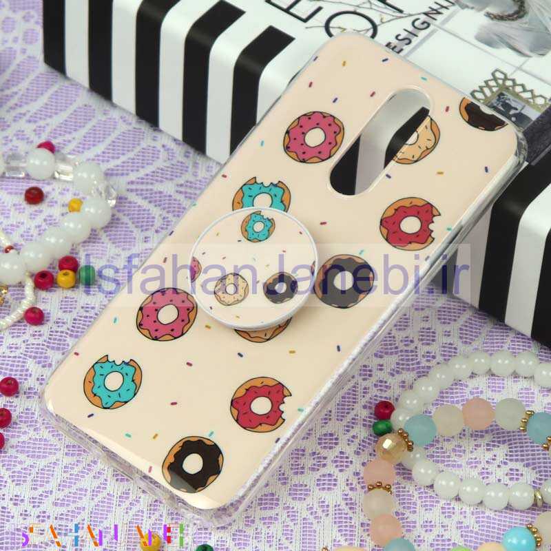 اصفهان جانبی-قاب سوپر IMD دور شفاف پاپ سوکت دار Xiaomi Redmi 8 دونات