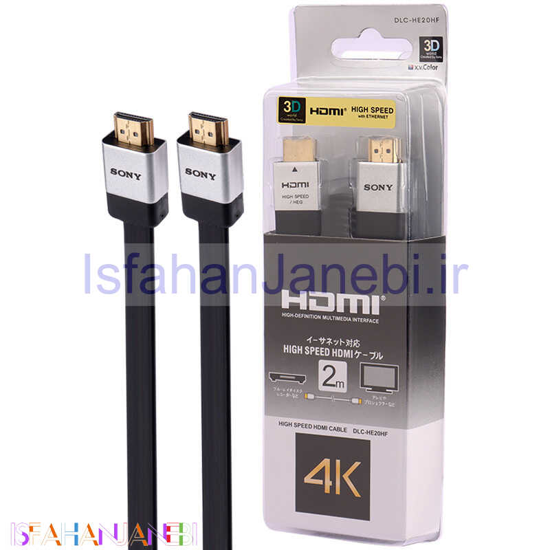 اصفهان جانبی-کابل Sony DLC-HE20HF HDMI V2.0 4K 2m