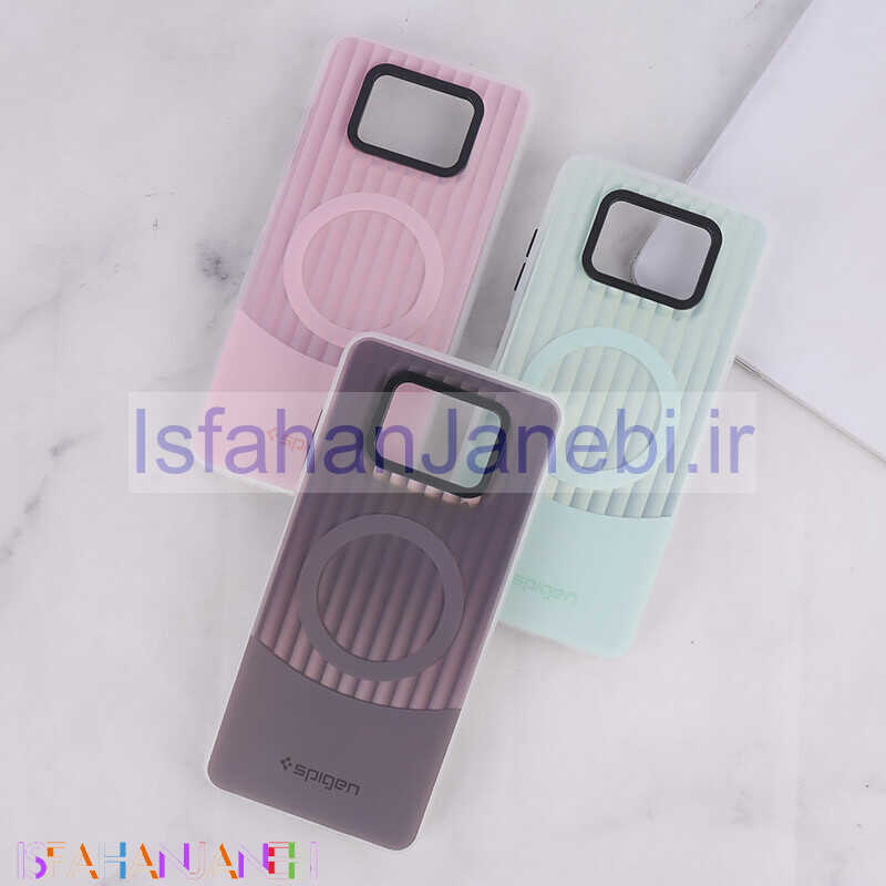 اصفهان جانبی-قاب Spigen 3D شیائومی Poco X3 / X3 NFC / X3 Pro کرکره ای طرح مگ سیف