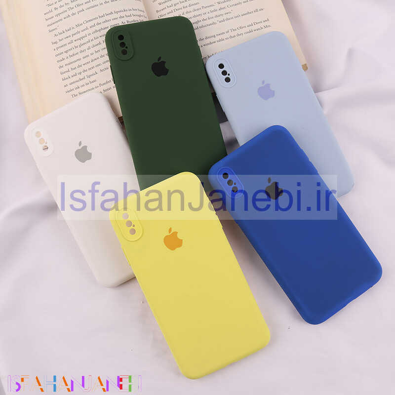 اصفهان جانبی-قاب سیلیکونی اصلی زیربسته آیفون XS Max محافظ لنزدار