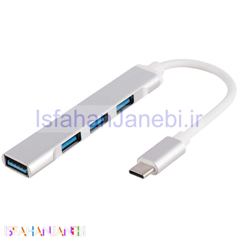 اصفهان جانبی-هاب 4 پورت Type-C