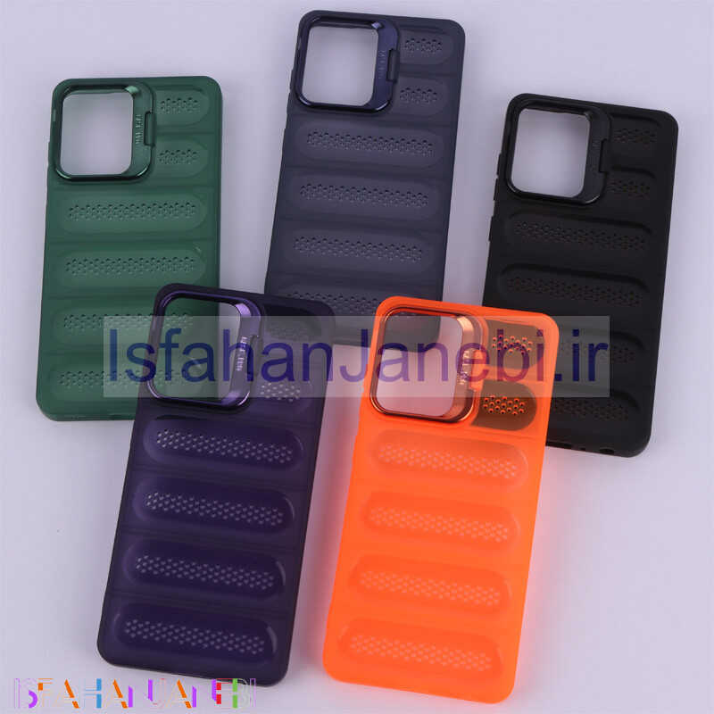 اصفهان جانبی-قاب پافر توری دار ژله ای استندشو سامسونگ Galaxy A52 / A52s