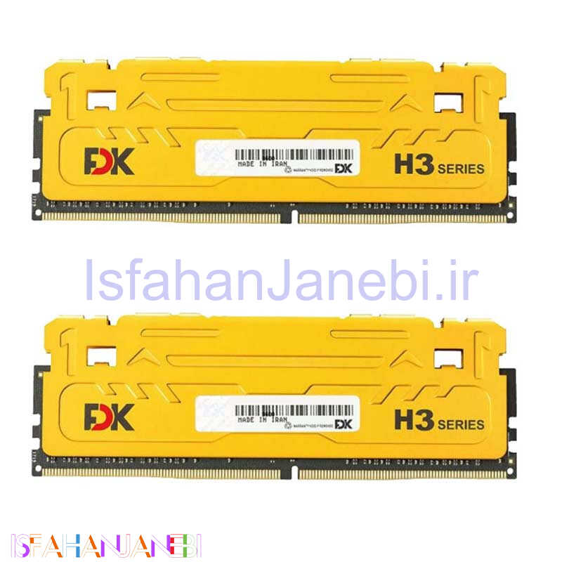 اصفهان جانبی-رم کامپیوتر FDK H3 DDR4 32GB 3600MHz CL16 Dual